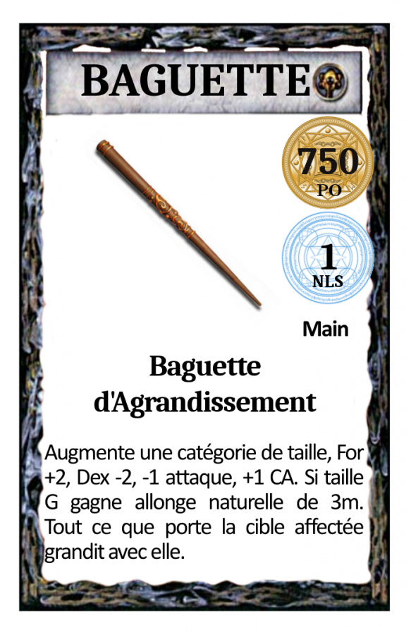 Baguette - Agrandissement